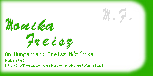 monika freisz business card